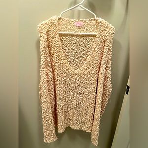 Said it all oversized popcorn sweater